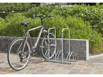 Râtelier 3 ou 5 vélos avec arceaux antivol