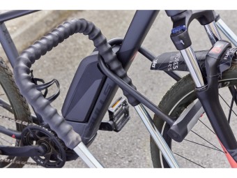 Râtelier 2 vélos avec arceau gainé - extensible