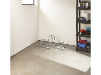 Râtelier 3 vélos sur 2 niveaux pour fat bike - largeur pneu ajustable