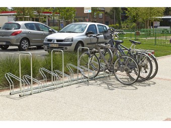 Râtelier vélos Hollande antivol 3-4-5-6-8-10 vélos côte à côte
