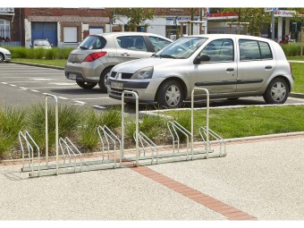 Râtelier vélos Hollande antivol 3-4-5-6-8-10 vélos côte à côte