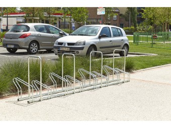 Râtelier vélos Hollande antivol 3-4-5-6-8-10 vélos côte à côte