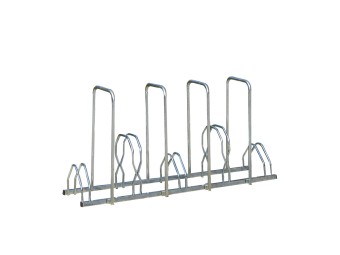 Range 3 ou 5 vélos sur 2 niveaux avec arceaux pour antivol