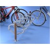 Râtelier Arcachon 3 - 5 ou 10 vélos avec pieds en bois exotique