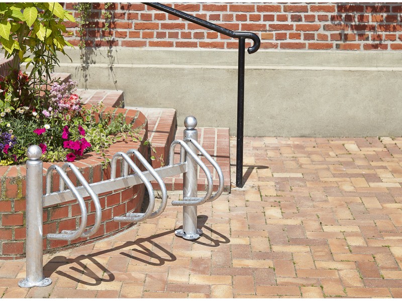 Râtelier New York 3 - 5 ou 10 vélos en acier