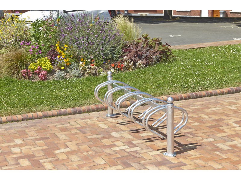 Râtelier New York 3 - 5 ou 10 vélos en acier