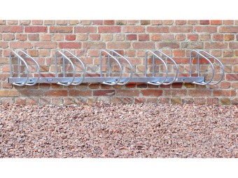 Range 4 ou 5 vélos mural à 45° ou 90°