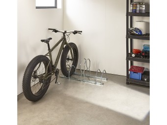 Râtelier 3 vélos sur 2 niveaux pour fat bike - largeur pneu ajustable