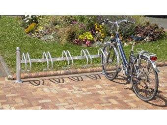 Râtelier New York 3 - 5 ou 10 vélos en acier