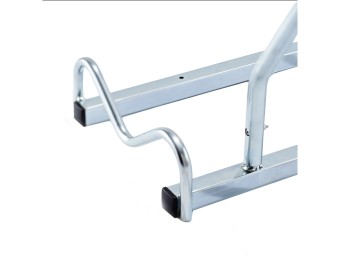 Râtelier 2 vélos avec arceau gainé - extensible