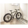 Râtelier 3 vélos sur 2 niveaux pour fat bike - largeur pneu ajustable