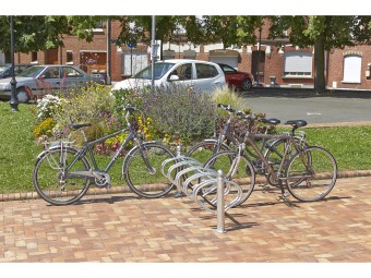 Râtelier New York 3 - 5 ou 10 vélos en acier