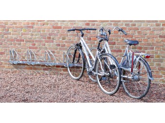 Range 4 ou 5 vélos mural à 45° ou 90°