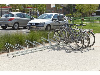 Râtelier vélos Hollande 3-4-5-6-8-10 vélos côte à côte