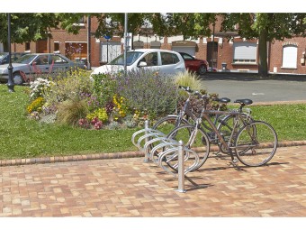 Râtelier New York 3 - 5 ou 10 vélos en acier