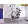 Range 5 vélos mural à crochets coulissants