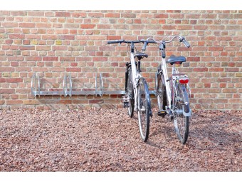 Range 4 ou 5 vélos mural à 45° ou 90°