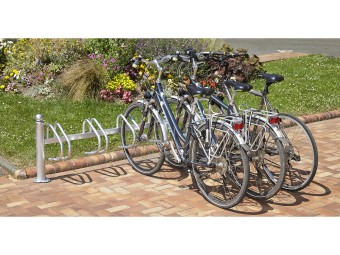 Râtelier New York 3 - 5 ou 10 vélos en acier