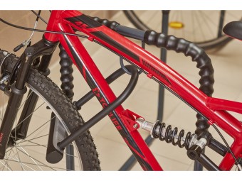 Râtelier 4 vélos gainé pour interieur