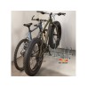 Râtelier 3 vélos sur 2 niveaux pour fat bike - largeur pneu ajustable