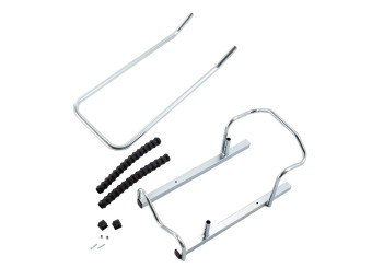 Râtelier 2 vélos avec arceau gainé - extensible