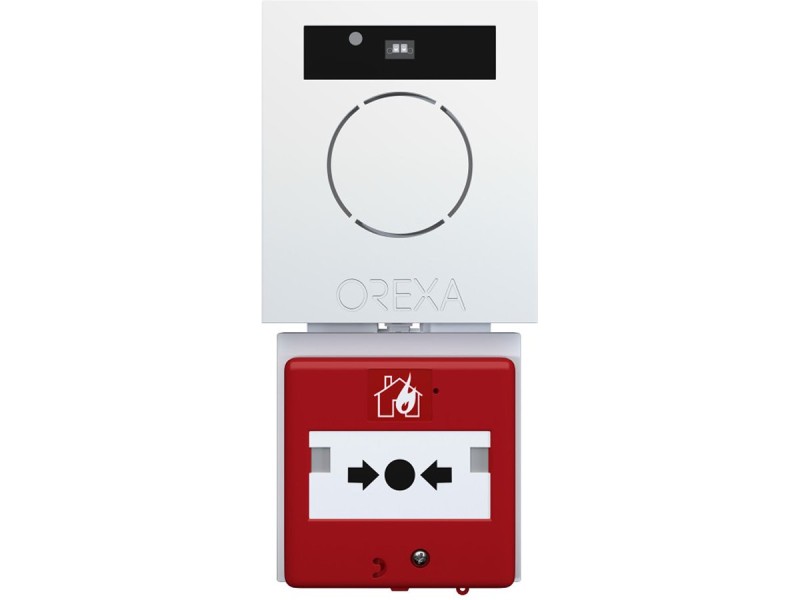 Alarme incendie type 4 radio avec déclencheur manuel OREXA