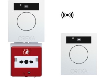 Kit alarme incendie type 4 radio OREXA avec sirène flash