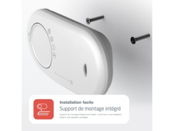 Détecteur de monoxyde de carbone autonome 10 ans certifié NF