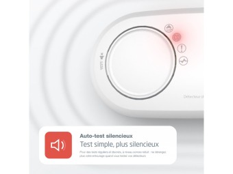 Détecteur de monoxyde de carbone autonome 10 ans certifié NF