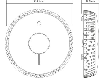 Détecteur de fumée autonome certifié NF (DAAF) à pile