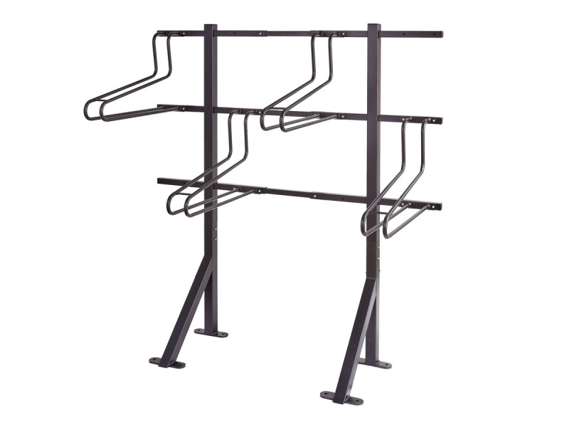 Râtelier 2 ou 4 vélos rangement vertical sur pied