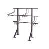 Râtelier 2 ou 4 vélos rangement vertical sur pied
