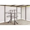 Râtelier 2 ou 4 vélos rangement vertical sur pied