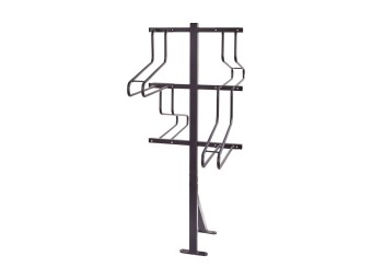 Râtelier 2 ou 4 vélos rangement vertical sur pied