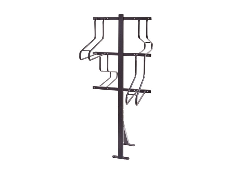 Râtelier 2 ou 4 vélos rangement vertical sur pied