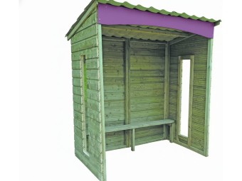 Abri bus Lancelot en bois