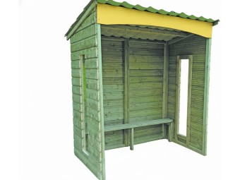 Abri bus Lancelot en bois