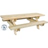 Table de pique-nique bois BRÉHAT PMR