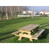 Table de pique-nique bois BRÉHAT