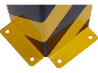 Sabot de protection d'échelle de rack en L