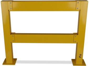 Barrière de protection industrielle rectangle en acier