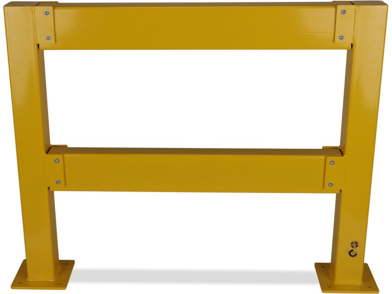 Barrière de protection industrielle rectangle en acier