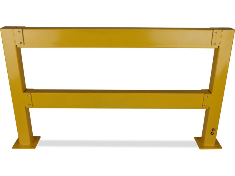 Barrière de protection industrielle rectangle en acier