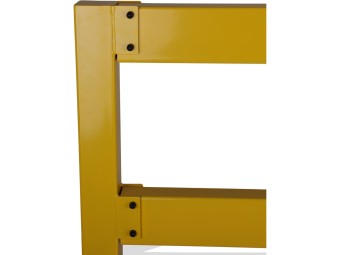 Barrière de protection industrielle rectangle en acier