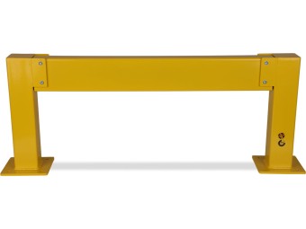 Barrière de protection industrielle rectangle en acier