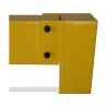 Barrière de protection industrielle rectangle en acier