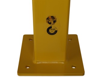 Barrière de protection industrielle rectangle en acier