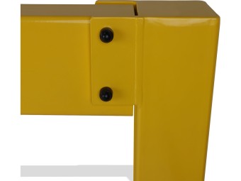 Barrière de protection industrielle rectangle en acier