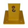 Barrière de protection industrielle rectangle en acier