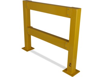 Barrière de protection industrielle rectangle en acier